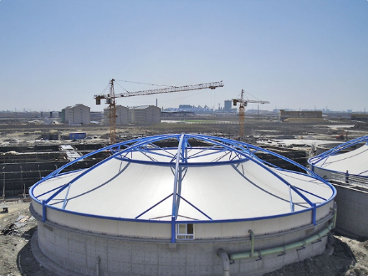 东方市污水池加盖膜结构工程 - 方案